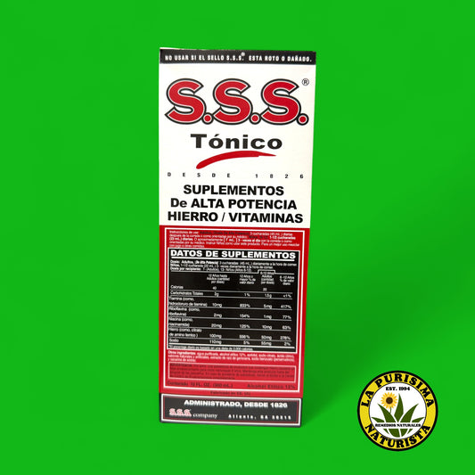 S.S.S. TONICO MULTIVITAMICO 10 FL.OZ