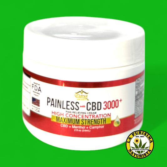 PAINLESS CBD OIL 3000+ HIGH CONCENTRATION 2 OZ