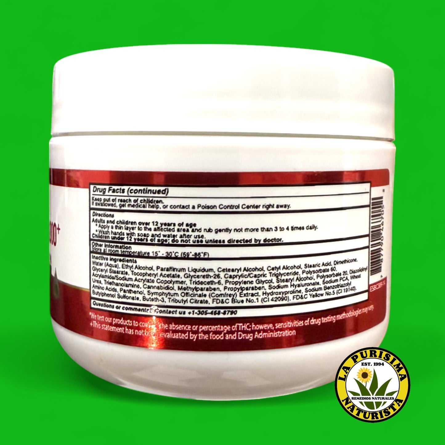 PAINLESS CBD OIL 3000+ HIGH CONCENTRATION 2 OZ