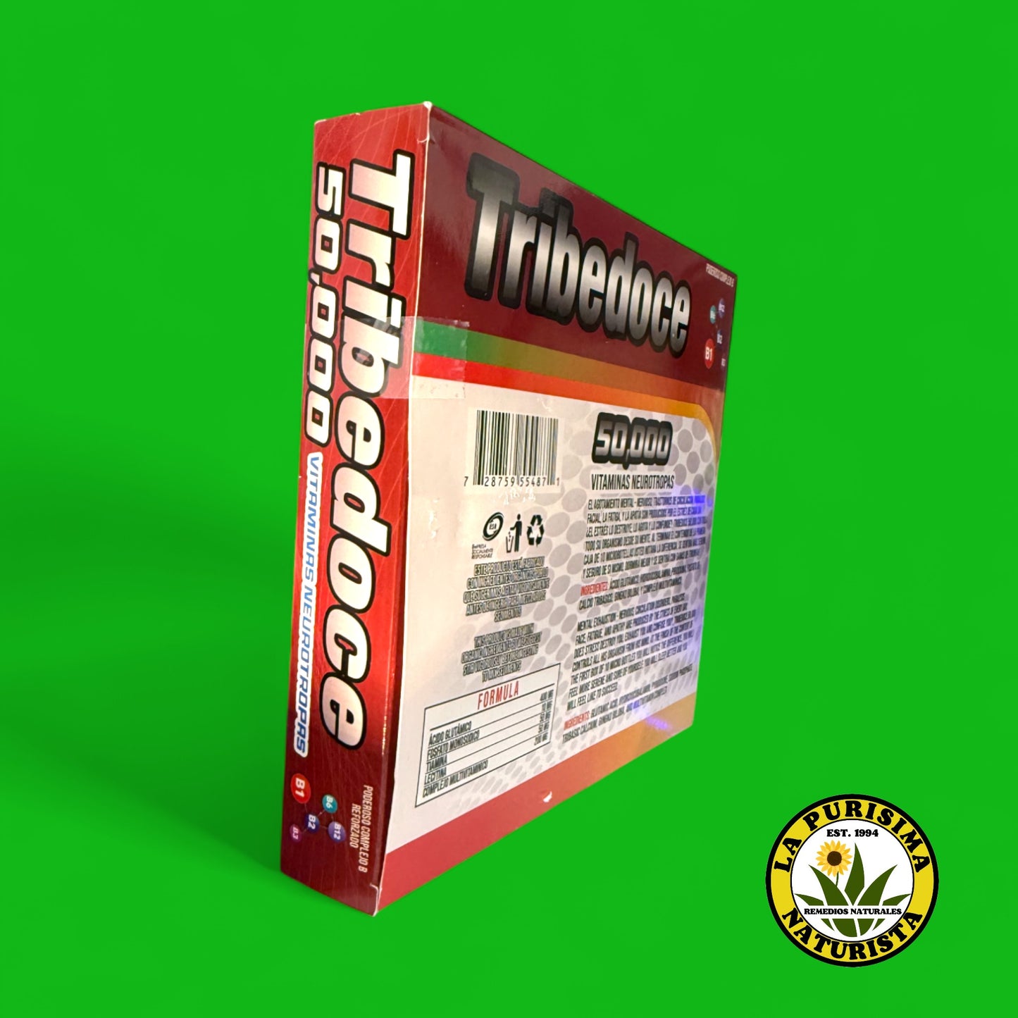 TRIBEDOCE 50,000 VITAMINAS NEUROTROPAS 10 MICROBOTELLAS DE 15ML