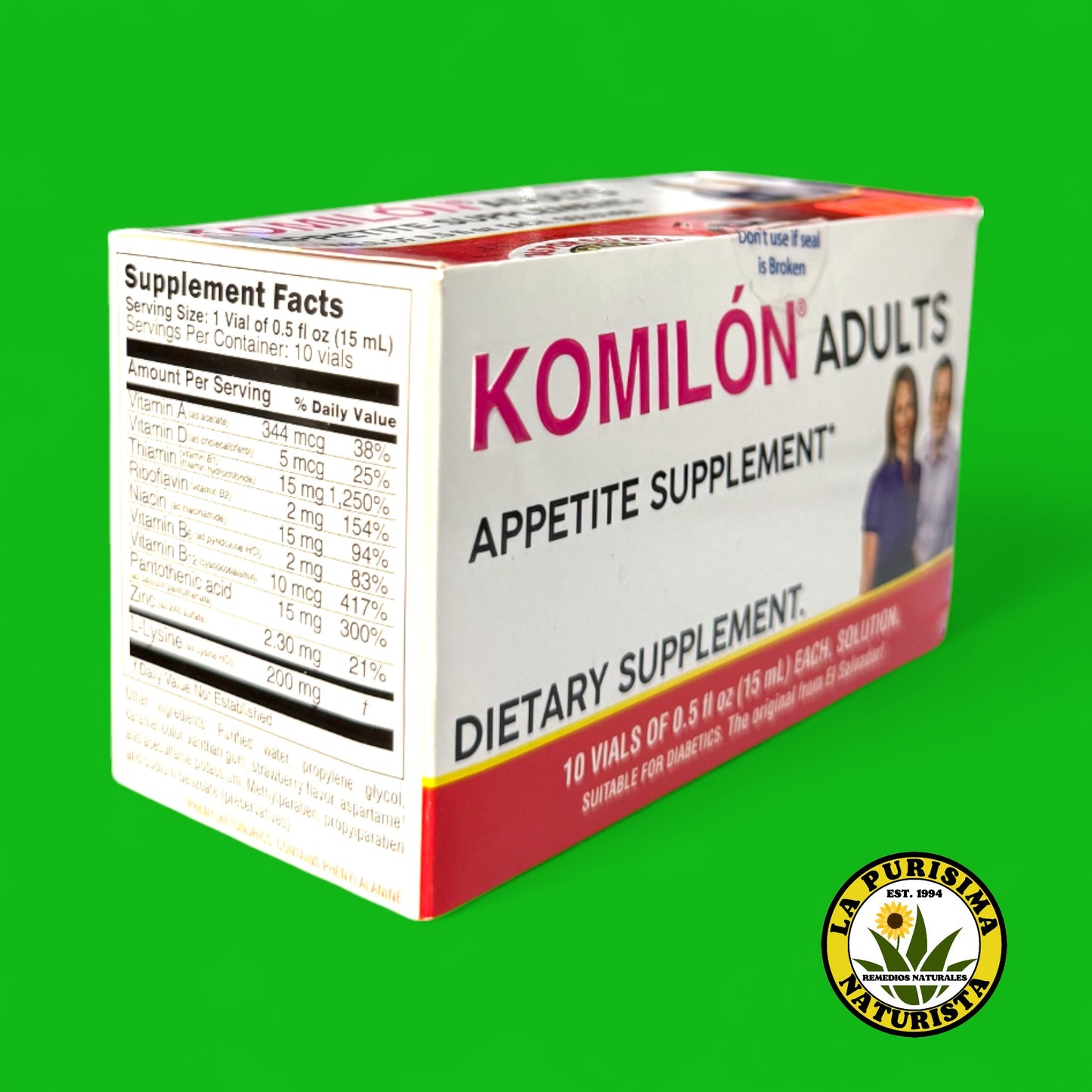 KOMILON ADULTO 10 VIALES