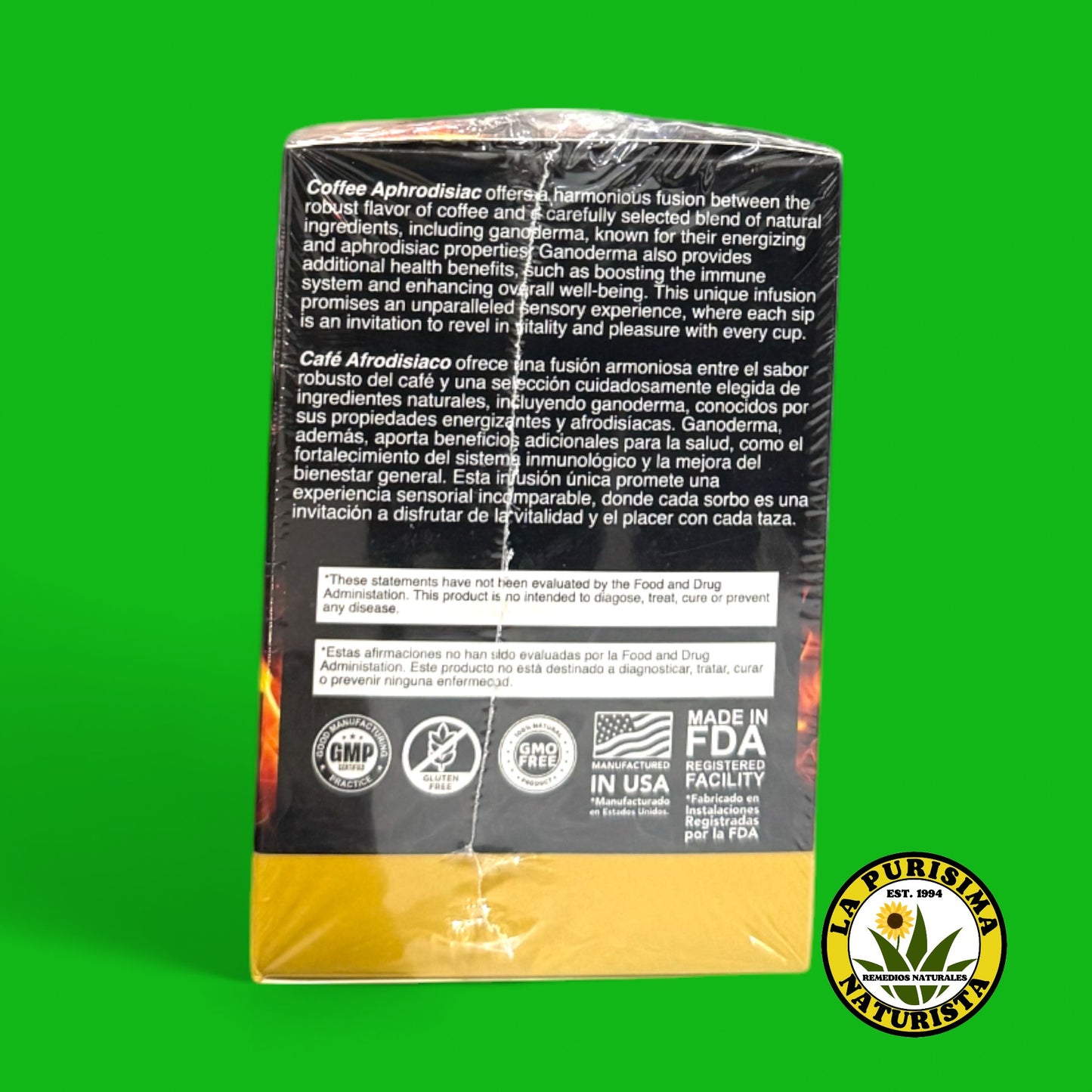 COFFEE APHRODISIAC WITH GANODERMA 15 SACHETS ETERNAL