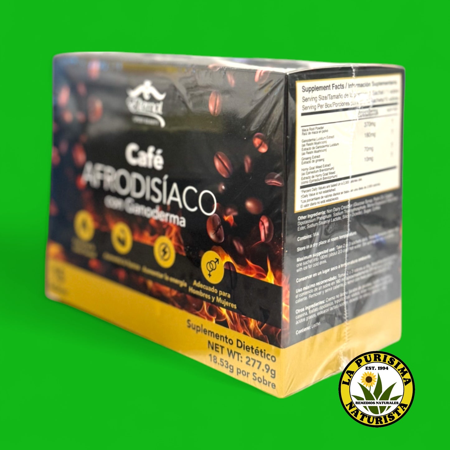 COFFEE APHRODISIAC WITH GANODERMA 15 SACHETS ETERNAL