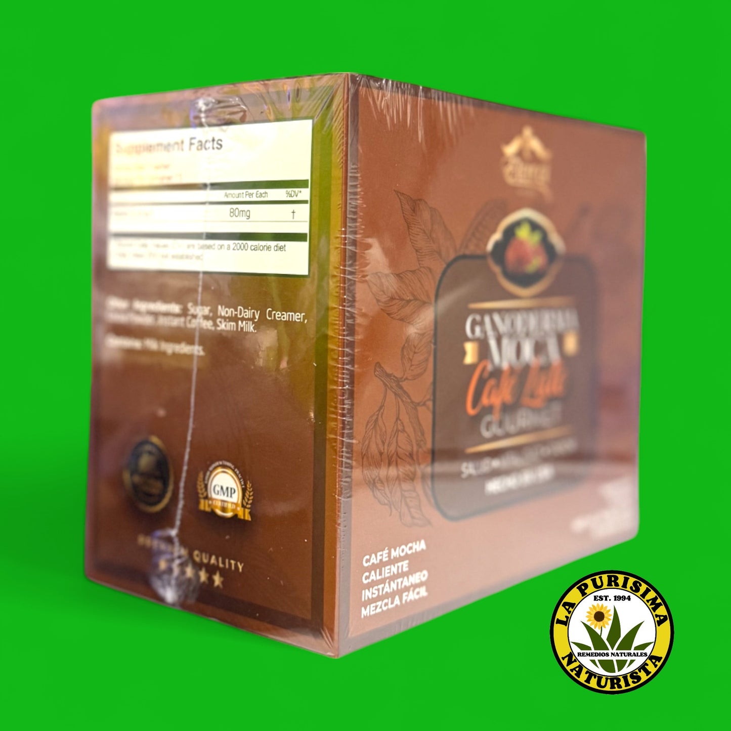 GANODERMA MOCA CAFE LATE GOURMET CAJA 15 SOBRES