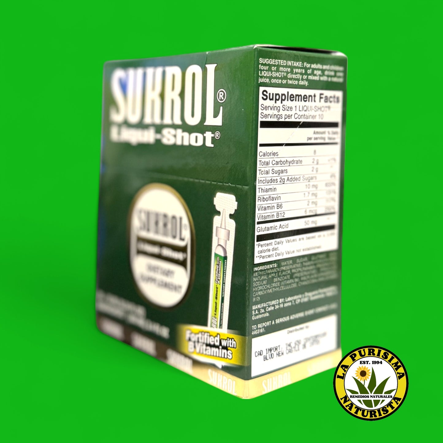 SUKROL 10 LIQUID-SHOTS 10ML