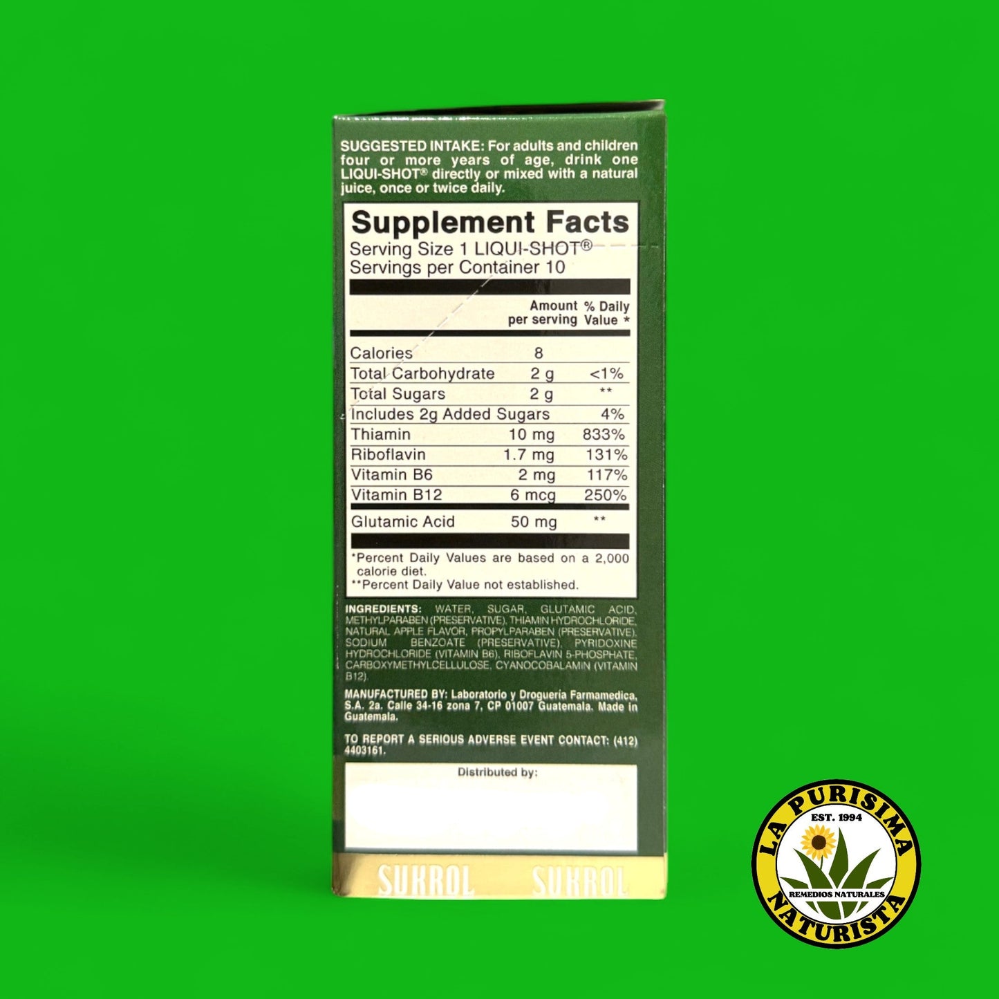 SUKROL 10 LIQUID-SHOTS 10ML