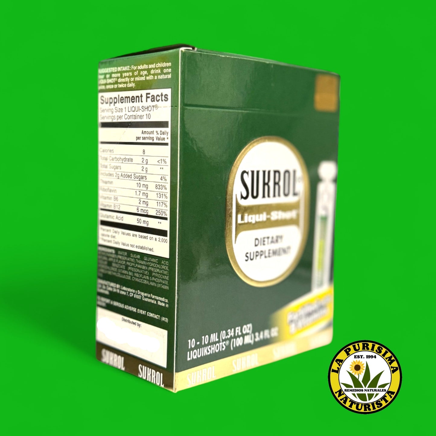 SUKROL 10 LIQUID-SHOTS 10ML