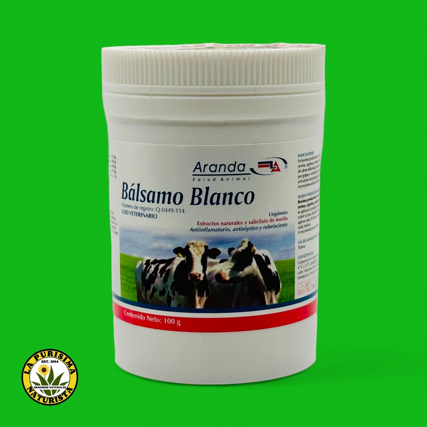 BALSAMO BLANCO 100 GR CHICA MEXICO