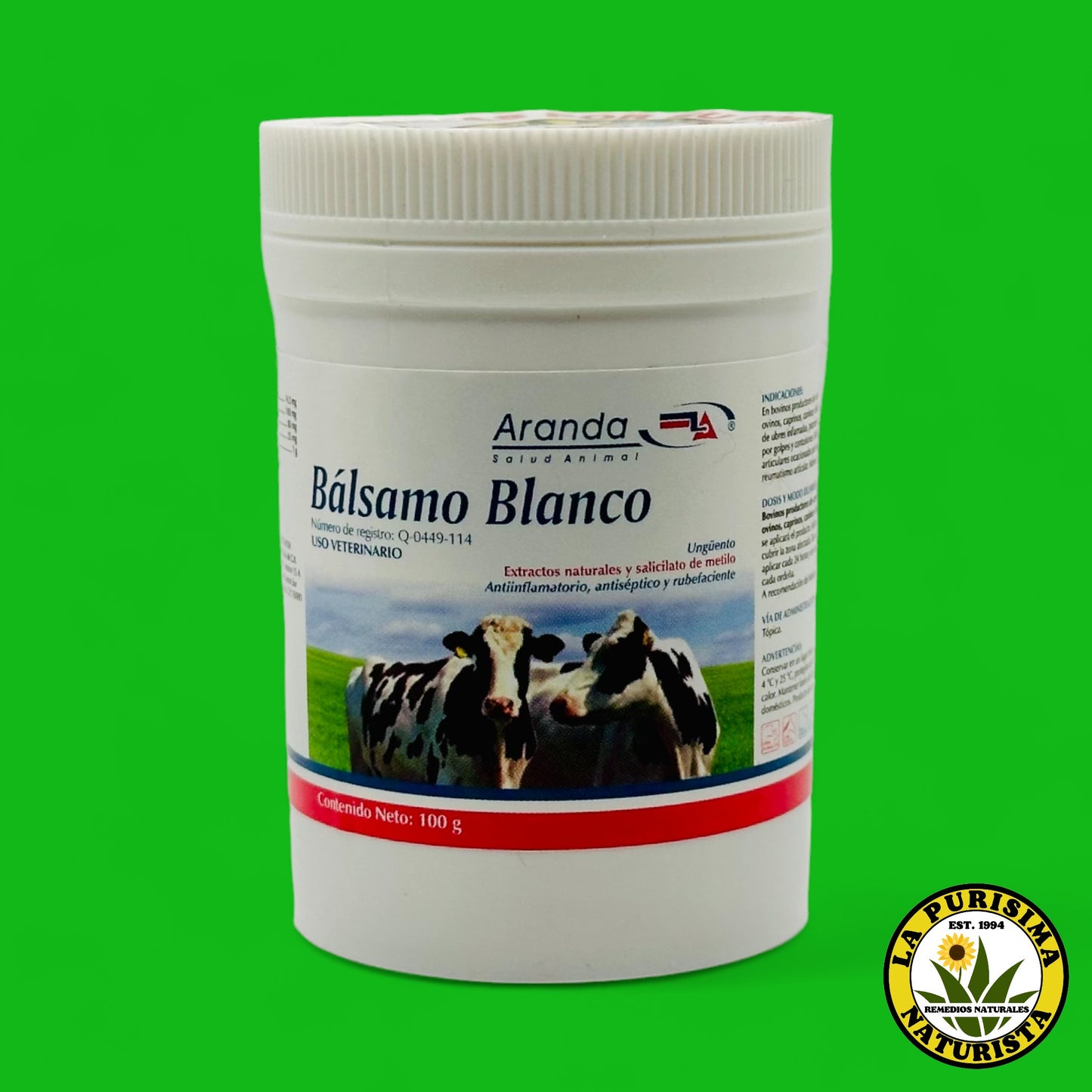 BALSAMO BLANCO 100 GR CHICA MEXICO