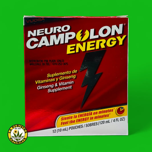 NEURO CAMPOLOON ENERGY SUPLEMENTO DE VITAMINAS 12 POUCHES