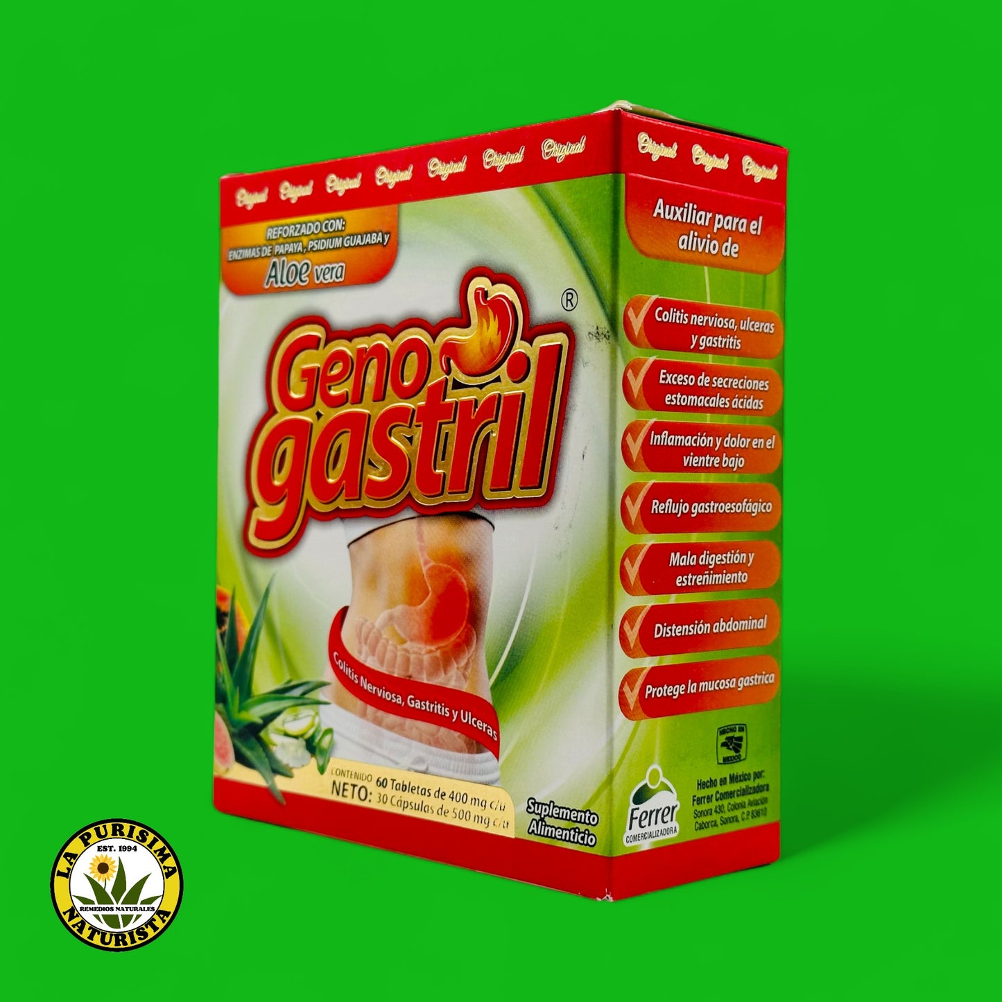 GENO GASTRIL CAJA CON 2 FRASCOS