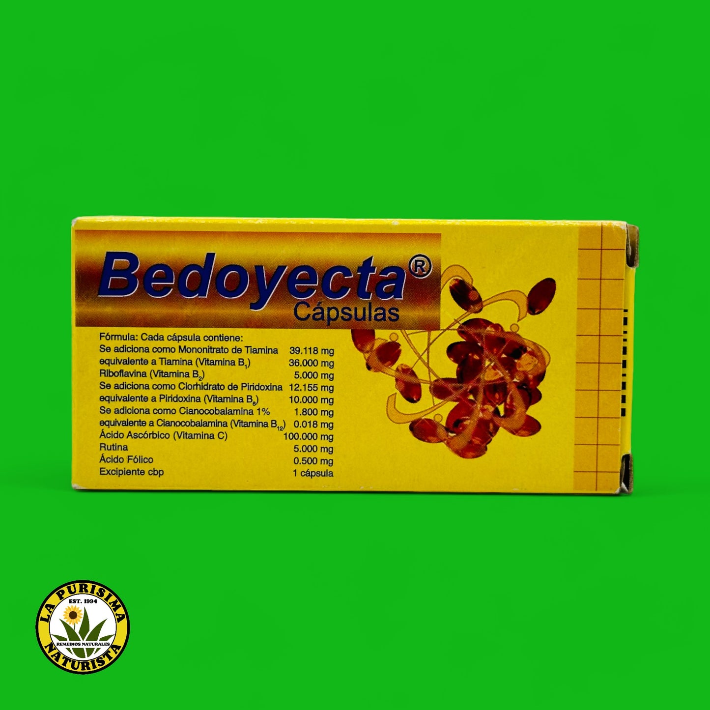 BEDOYECTA CAJA CON 30 CAPSULAS