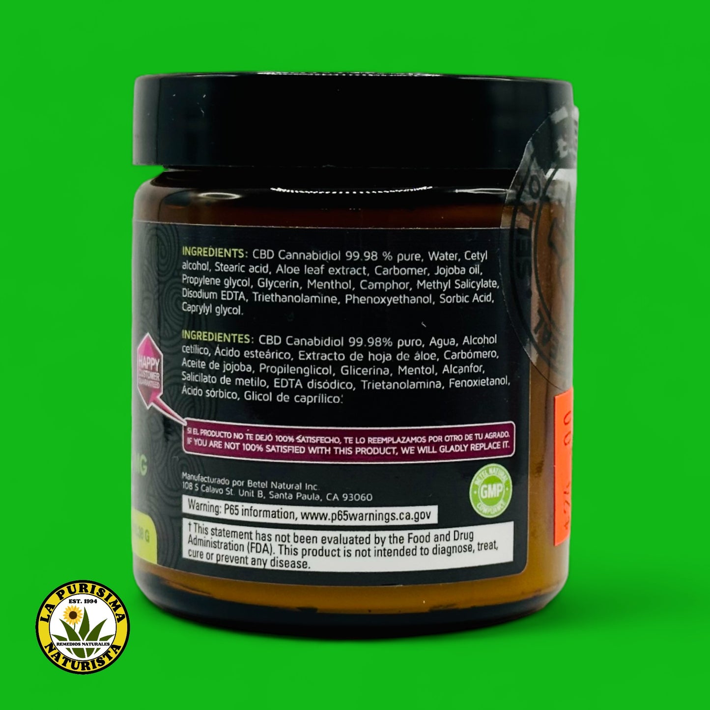 CBD CREMA 250 MG (BETEL)