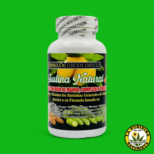 ISULINA NATURAL FORTE 60 TABLETAS LA PURISIMA NATURISTA ORIGINAL