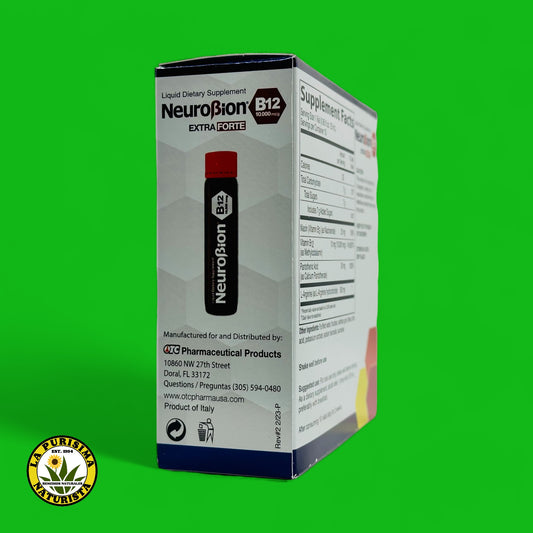Vitamina B12 Líquida 10,000 mcg 10 Viales Bebibles