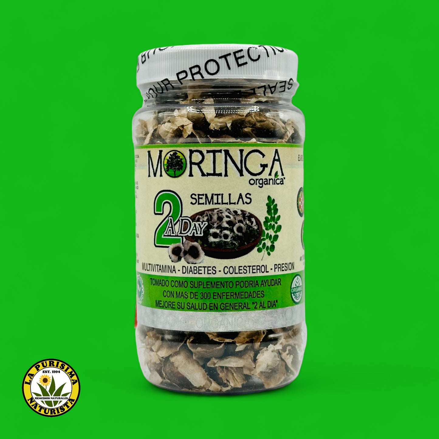 SEMILLAS DE MORINGA BOTE C/100