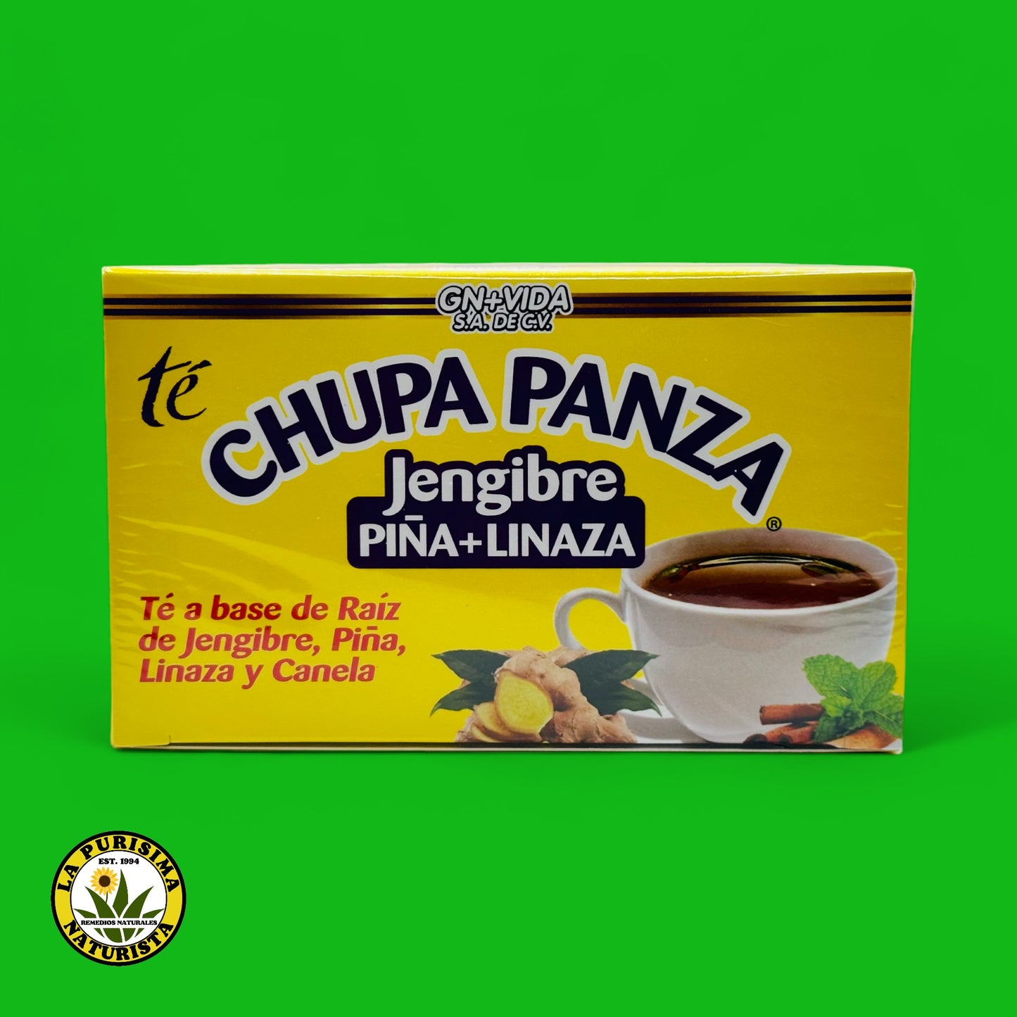 TE CHUPA PANZA JENGIBRE PINA + LINAZA