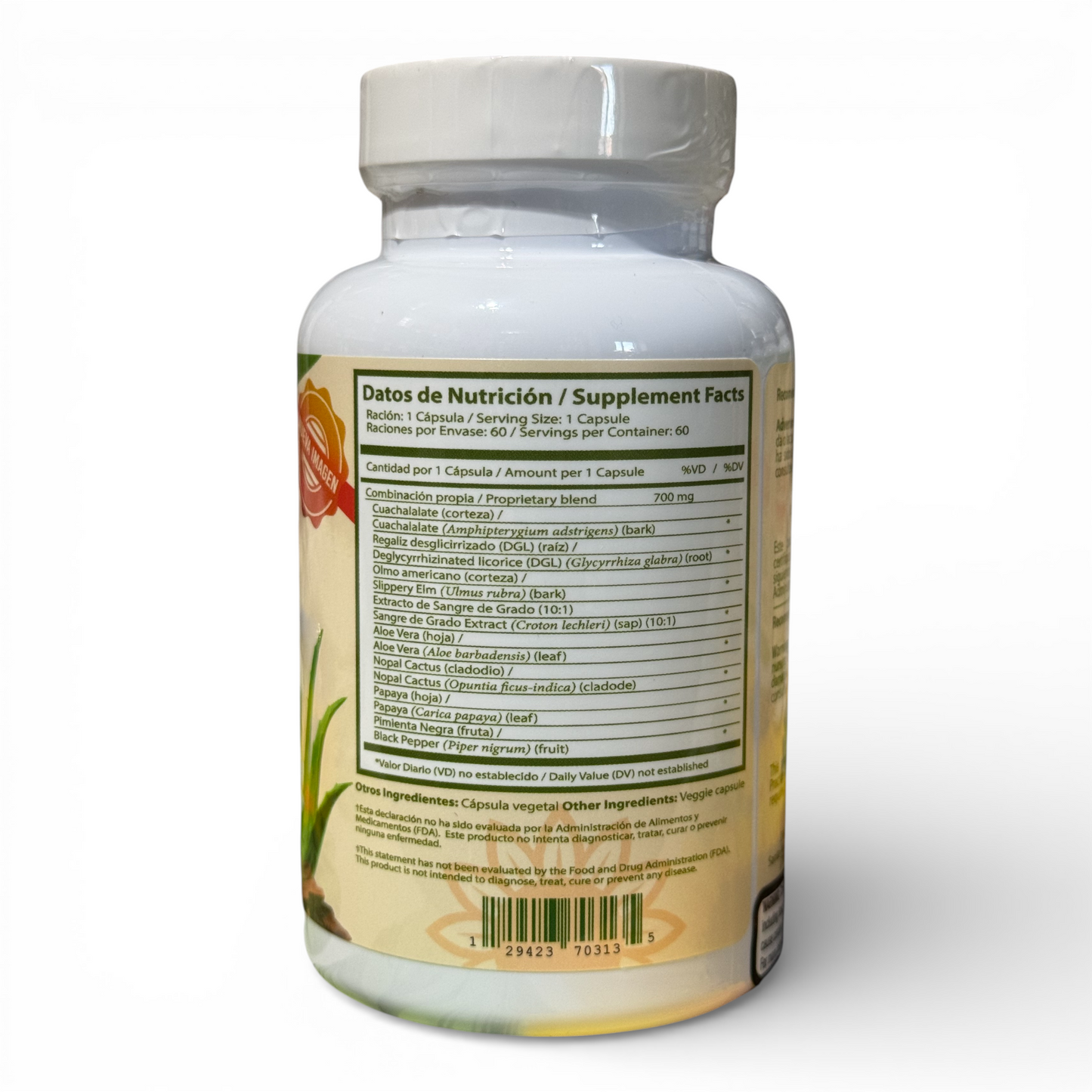 GastroVida Apoyo Para el Bienestar Digestivo 60 Veggie Caps