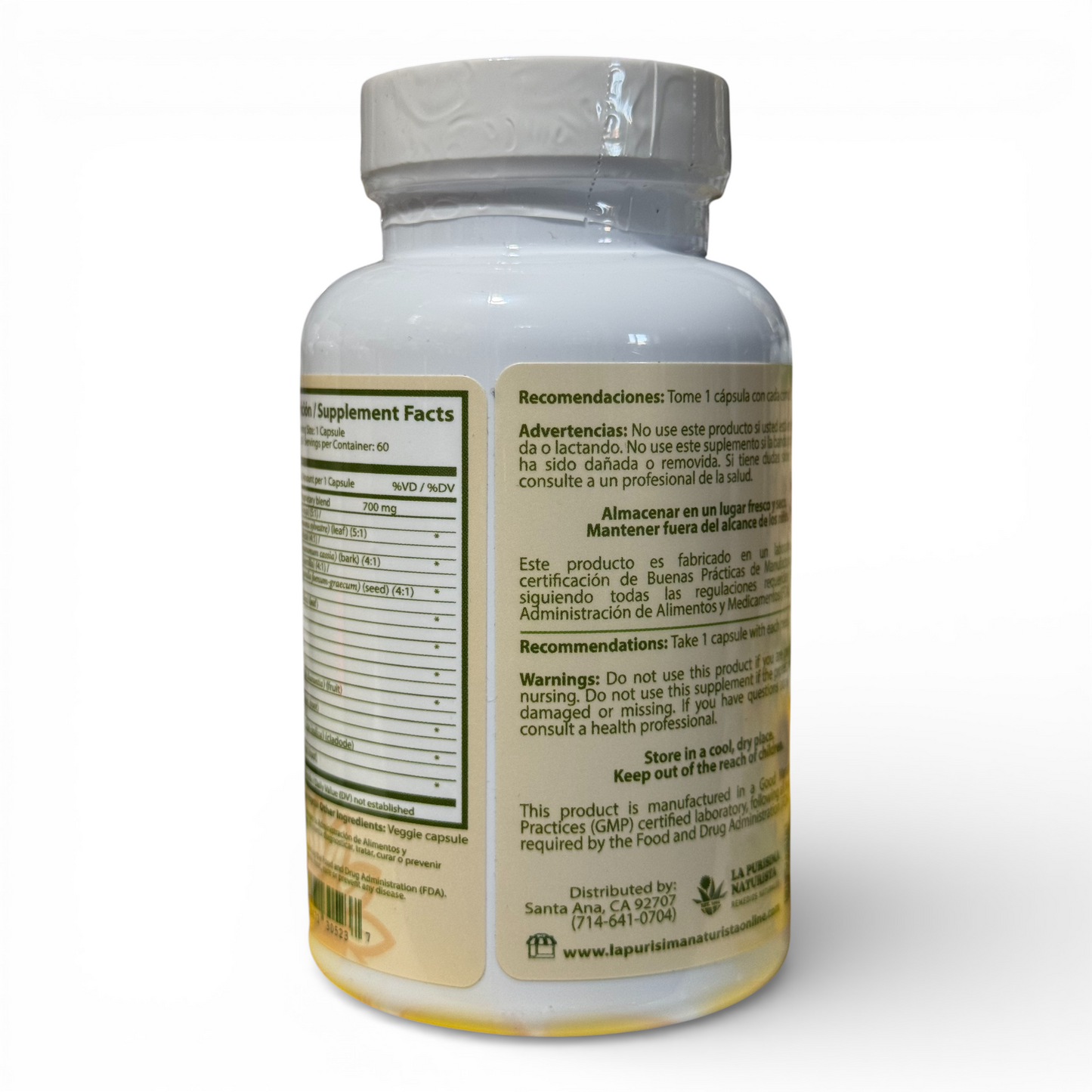 GlucoVida – Apoyo al Metabolismo de la Glucosa 60 Veggie Caps