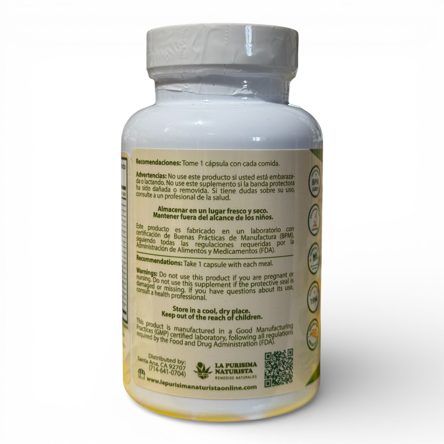 GlucoVida – Apoyo al Metabolismo de la Glucosa 60 Veggie Caps