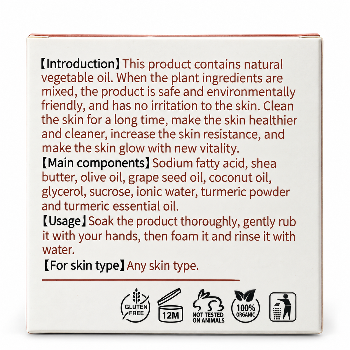 Jabón de Cúrcuma 100 g