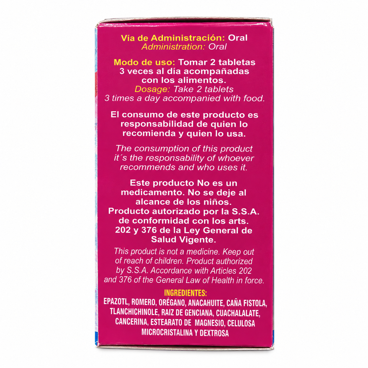 Bienestar Femenino – Fórmula Natural 100 Tabletas
