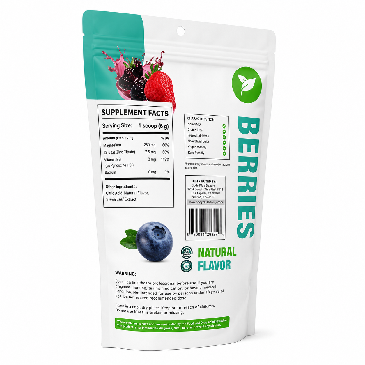 Magnesium Complex Pro Berry Flavor 270g – Mineral Supplement