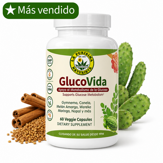 GlucoVida – Bienestar Metabólico 60 Cápsulas