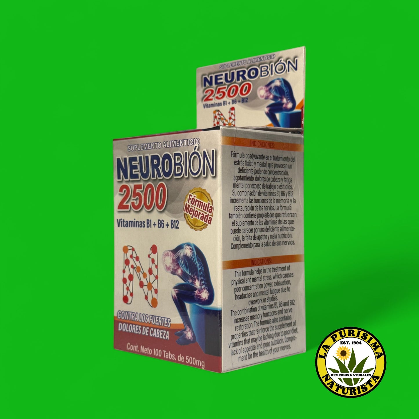 NEUROBION 2500 CON 100 TABLETAS