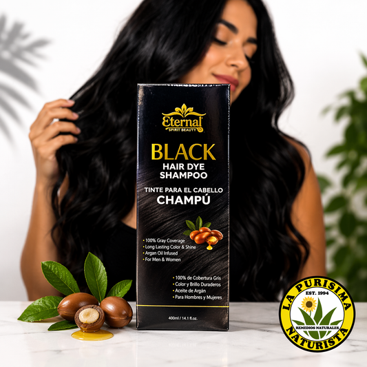 Shampoo Tinte Negro Eternal 400 ml