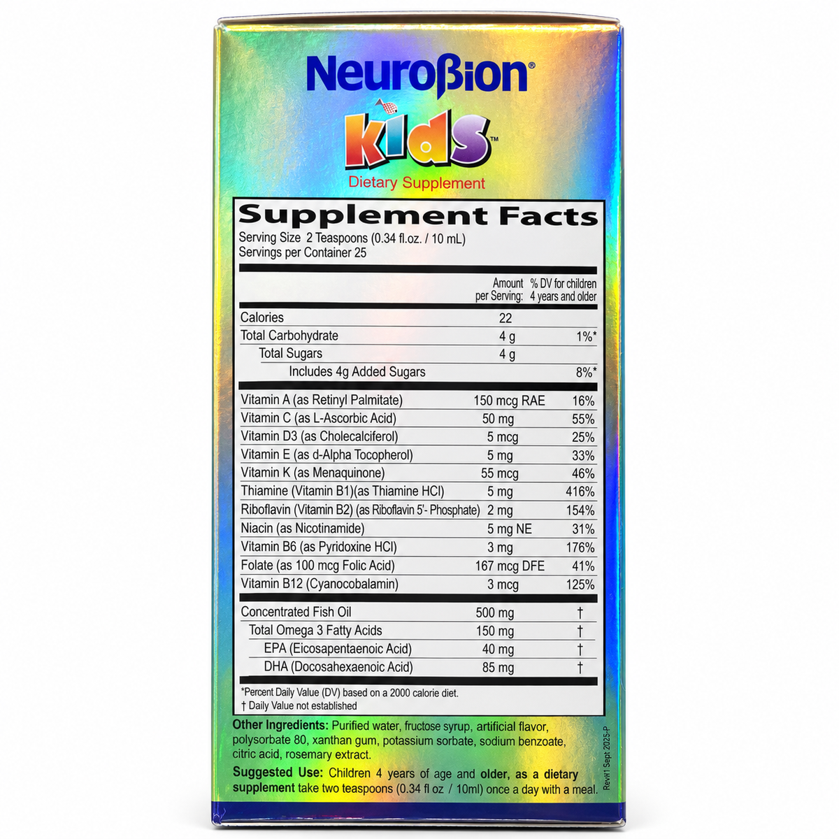 Neurobion Kids Sabor Banana 250 ml