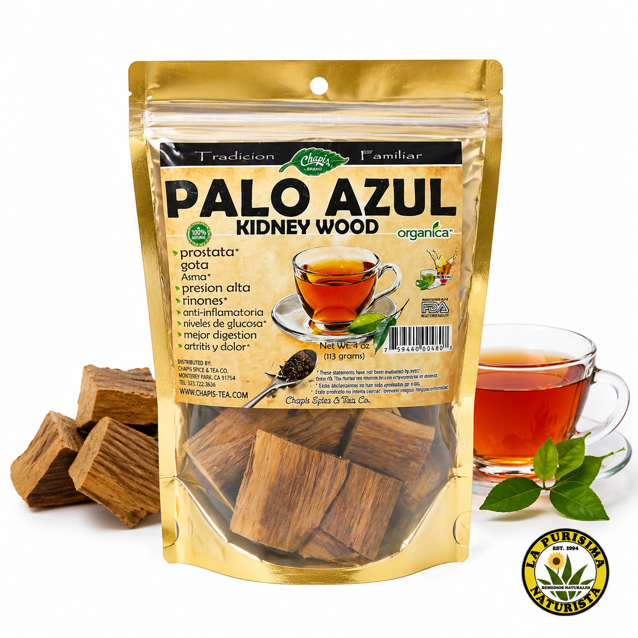 Palo Azul Orgánico 4 oz (113 g)