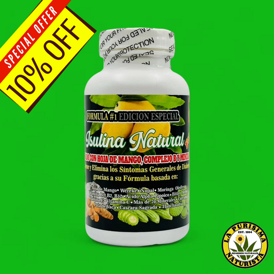 ISULINA NATURAL FORTE 60 TABLETAS LA PURISIMA NATURISTA