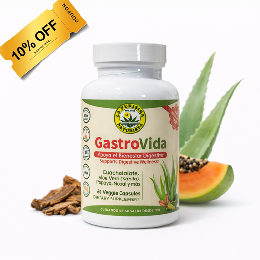 GastroVida Apoyo Para el Bienestar Digestivo 60 Veggie Caps