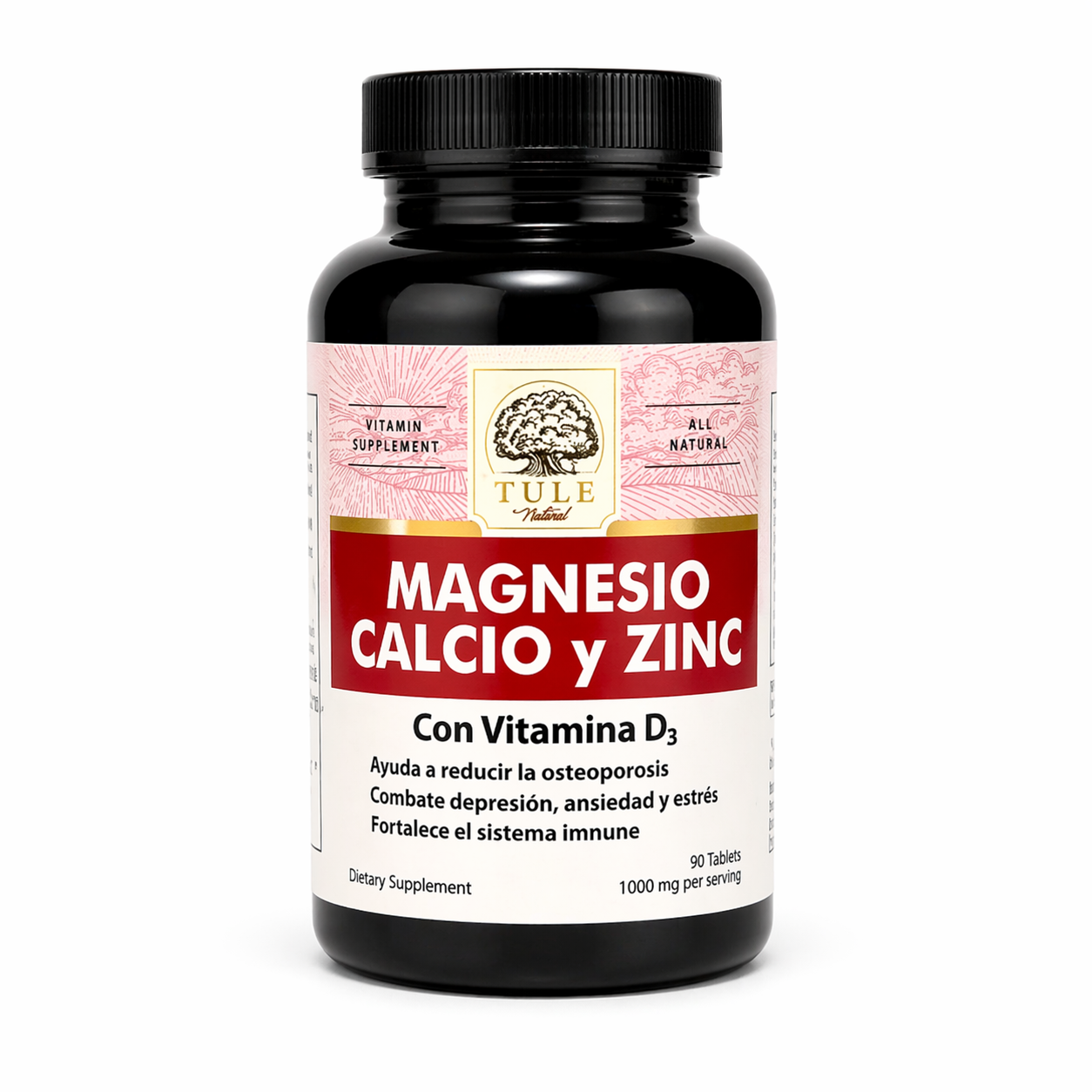 Magnesio Calcio y Zinc 100 Tabletas